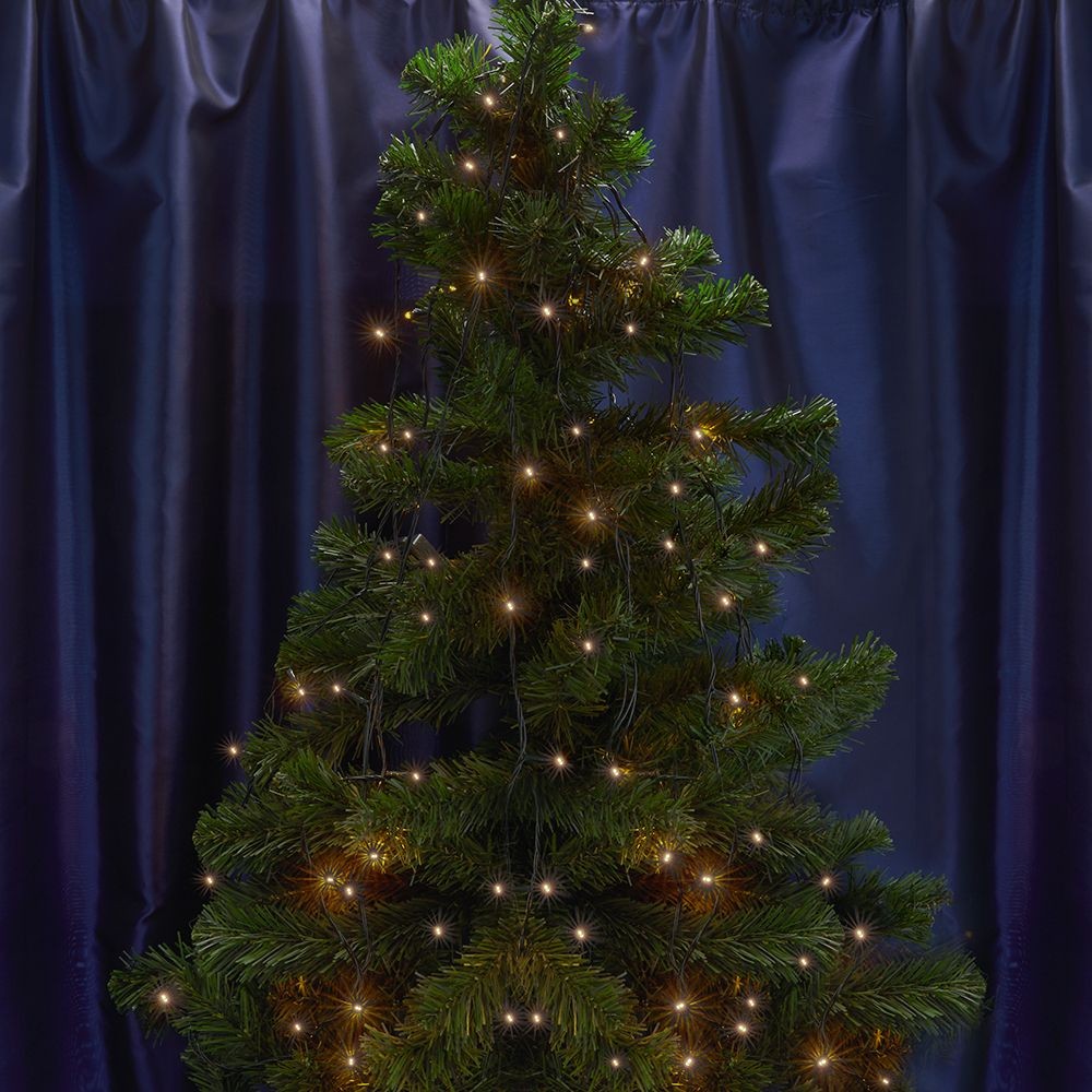 Качественная картинка Светодиодная гирлянда Feron CL93, 230V 750 LED 15*5м, 2700К, IP44, шнур 6м.