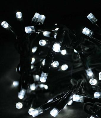 Светодиодная нить Laitcom, мерцание 100%, 10м, 100 LED, IP65, 220-230V, черн. провод, белый Светодиодная нить Laitcom, мерцание 100%, 10м, 100 LED, IP65, 220-230V, черн. провод, белый