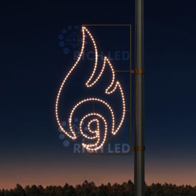 Светодиодная уличная консоль ко Дню победы Rich LED. Тип 9-3 теплый белый RL-KN-9-3-WW Светодиодная уличная консоль ко Дню победы Rich LED. Тип 9-3 теплый белый RL-KN-9-3-WW