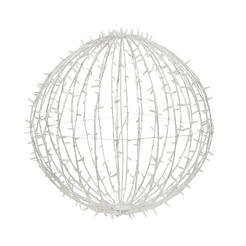 Качественная картинка Шар светодиодный 230V, диаметр 90 см, 372 светодиода, цвет белый