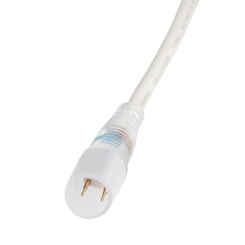 Качественная картинка Коннектор для соединения гибкого неона 360, провод каучук, длина 20 см NEON-NIGHT