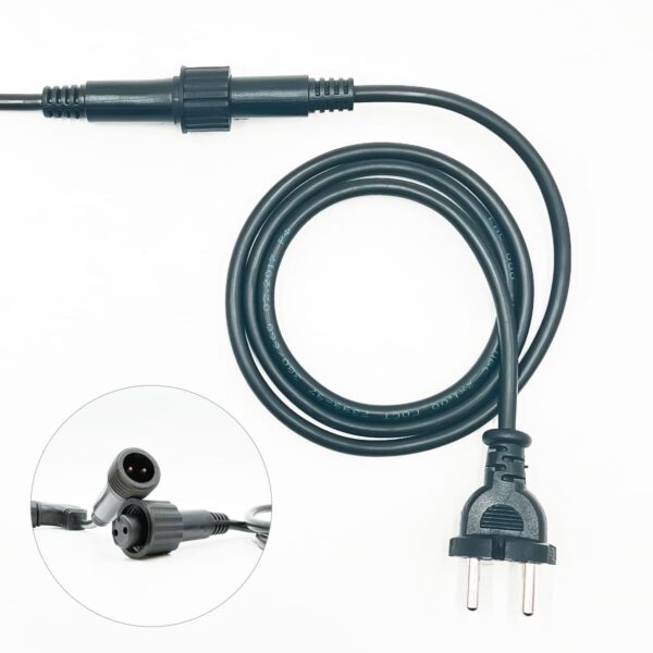 Качественная картинка Белт-Лайт UNIBELT  Laitcom 10 м, провод черный каучук, Шаг 50 см, 20 подвесных патронов, IP65