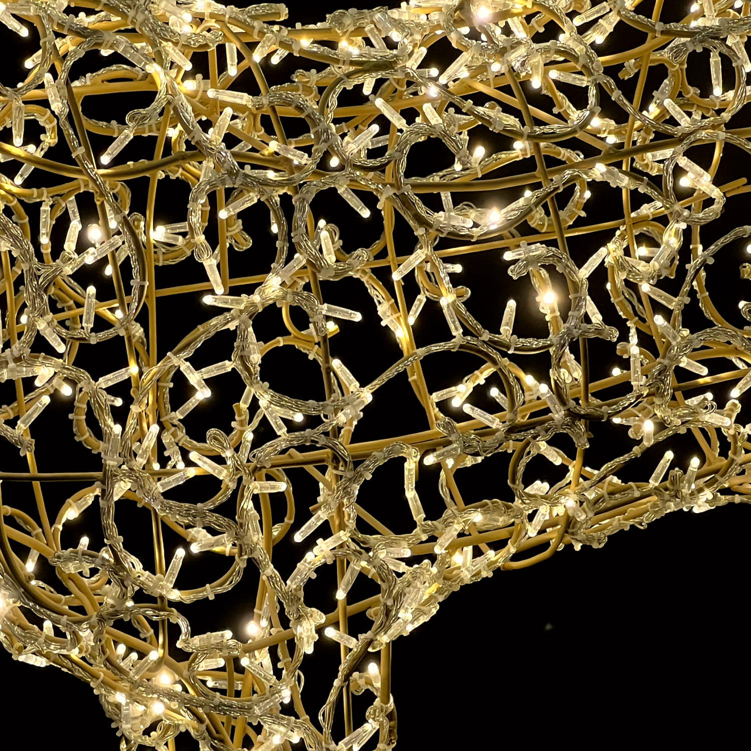 Качественная картинка Светодиодная Фигура «Световой Олень» 1,2м Тепло-Белый 24В, IP65