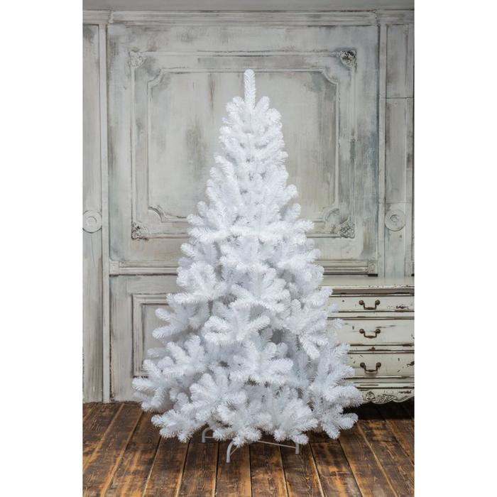 Качественная картинка Ёлка искусственная  "Жемчужная" 120 см, d нижнего яруса 85 см, 253 ветки