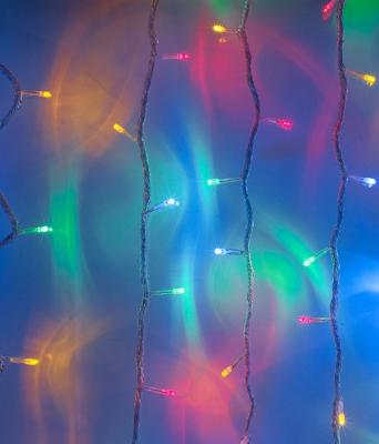 Светодиодный занавес Laitcom 2x3м,600 LED, IP54, черн. пр., мульти