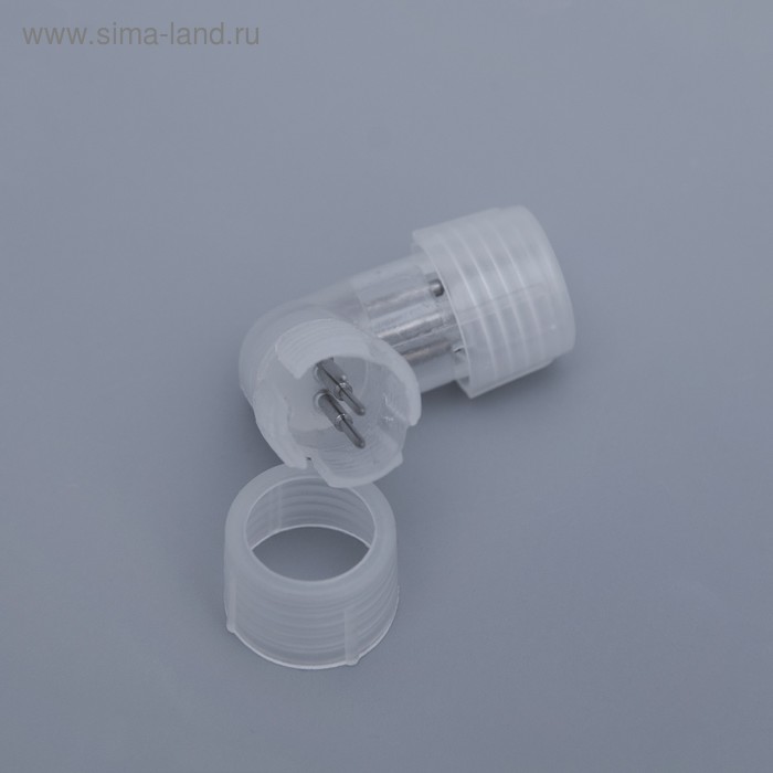 Качественная картинка Коннектор Luazon Lighting для дюралайта 13 мм, 3W, L - образный   461023