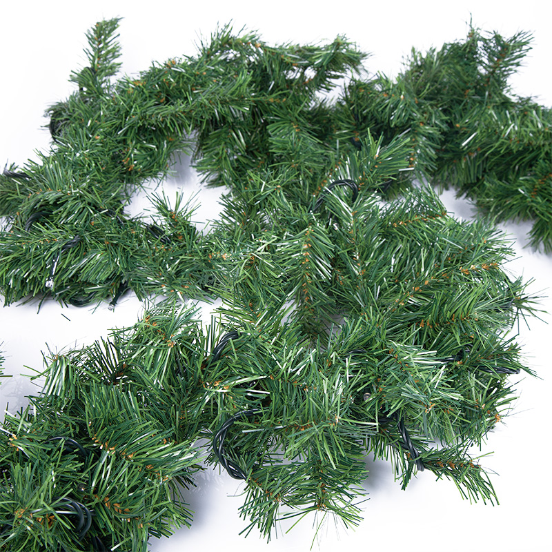 Качественная картинка Гирлянда еловая 2,7м, диаметр 26см, теплое белое свечение 80 LED с эффектом мерцания NEON-NIGHT