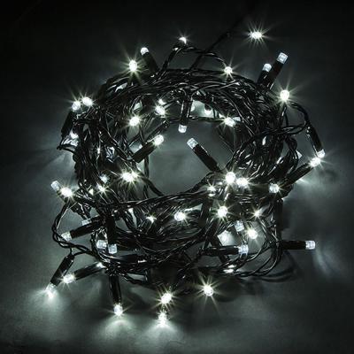Светодиодная гирлянда линейная Feron CL34, 100 LED 5000К, с эфф.стробов, 10 м+1.5м черный шнур, IP65