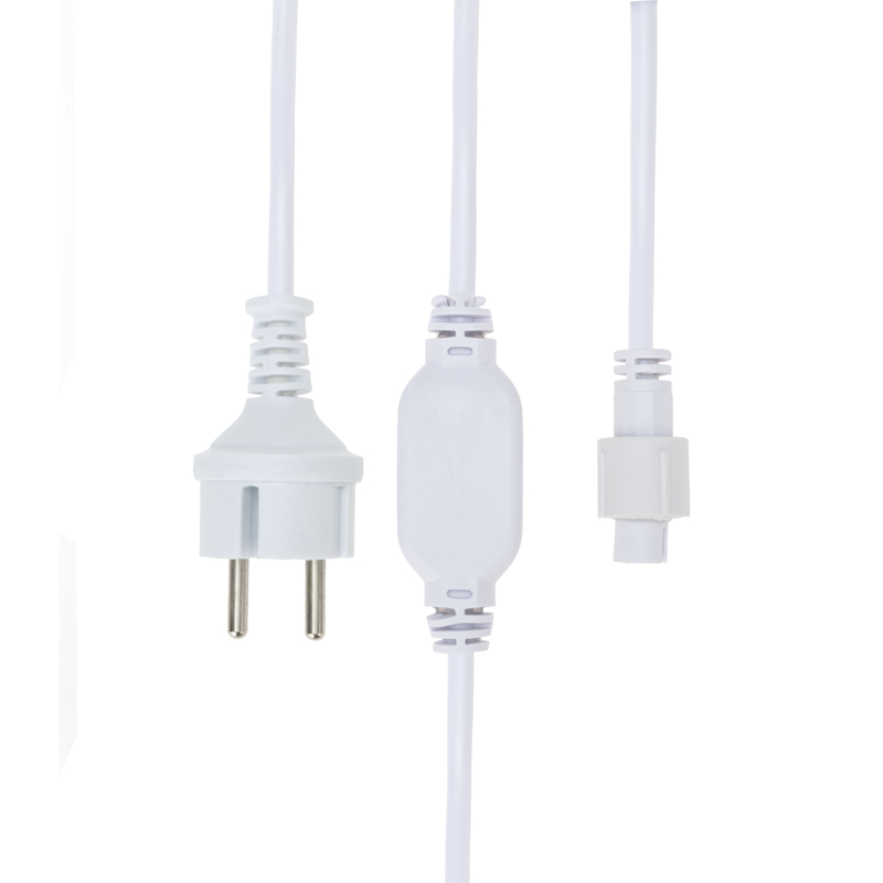 Качественная картинка Блок питания для уличных гирлянд 230В, 4А, белый каучук, IP67 NEON-NIGHT