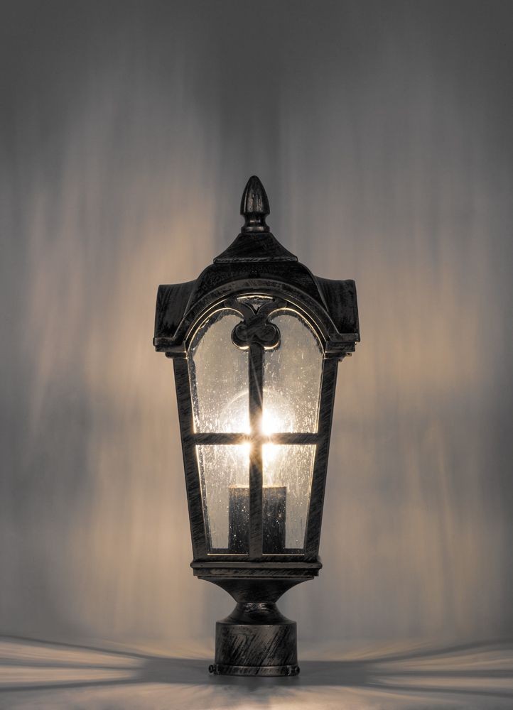 Качественная картинка Светильник садово-парковый Feron, 60W 230V E27 IP44 черное золото, PL104