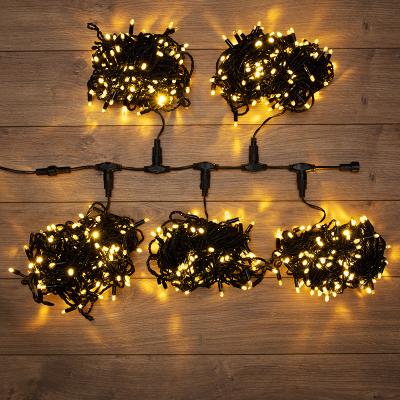 Гирлянда NEON-NIGHT ClipLight 24V, 5 нитей по 20 метров, ТЕПЛЫЙ БЕЛЫЙ, мерцание