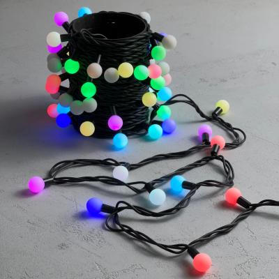 Гирлянда светодиодная Laitcom  Fiesta big ball 7м, 100 led, IP65, 220-230V., D23мм, RGB