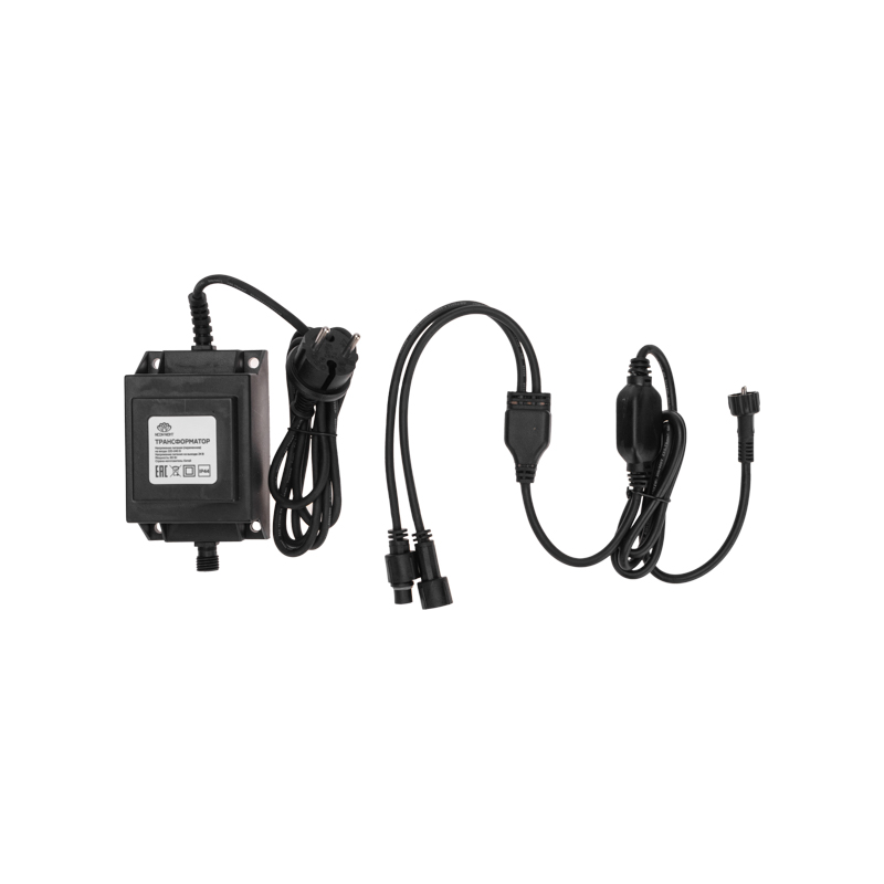 Качественная картинка Трансформатор 230В - 24В, 80 Вт, 2 разъема подключения NEON-NIGHT