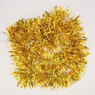 Качественная картинка Гирлянда светодиодная Мишура золотая Neon-Night 1,5м, проз.ПВХ, IP20, 10LED, теплый белый, 2хАА(нет)