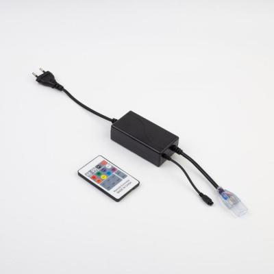 Контроллер Ecola для RGB ленты 14 × 7 мм, IP68, 220 В, 1000 Вт, пульт ДУ