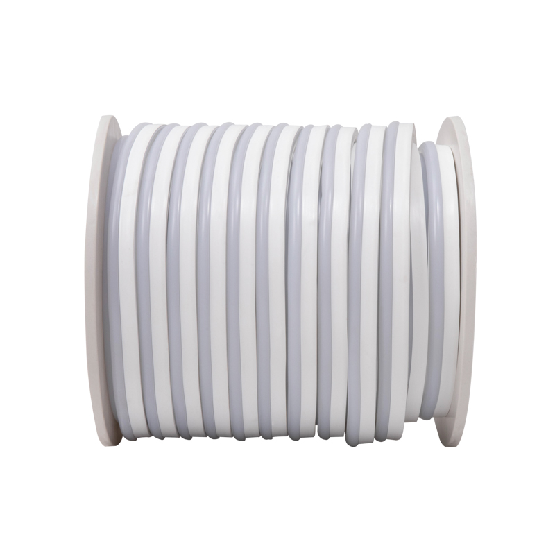 Качественная картинка Гибкий неон NEON-NIGHT 15х26мм односторонний 120 LED/м ТЕПЛЫЙ БЕЛЫЙ 230В бухта 50м