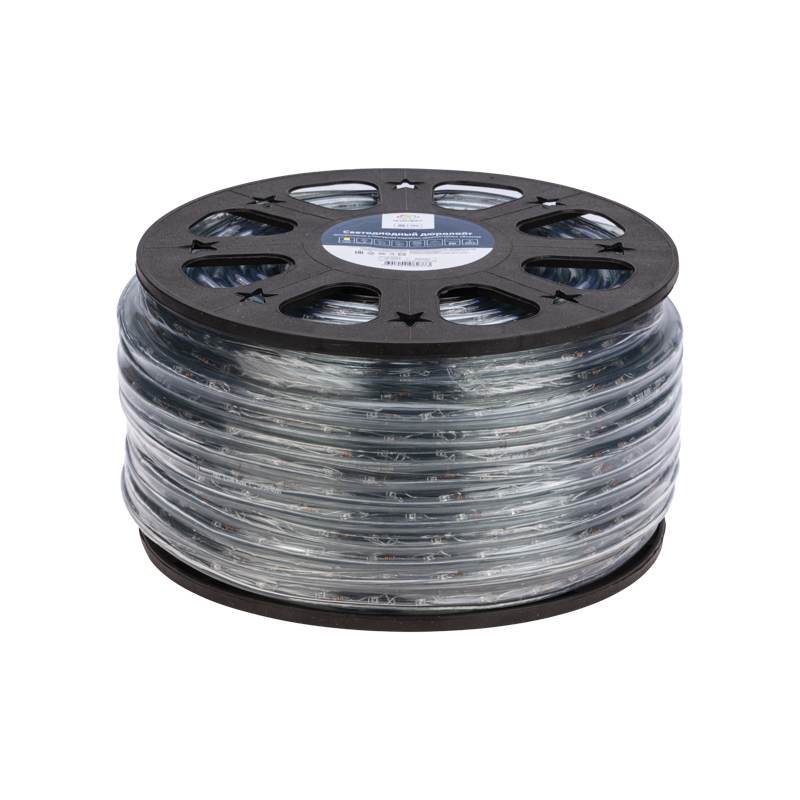 Качественная картинка Дюралайт NEON-NIGHT двухжильный 230В 13мм 30 LED/м СИНИЙ статика