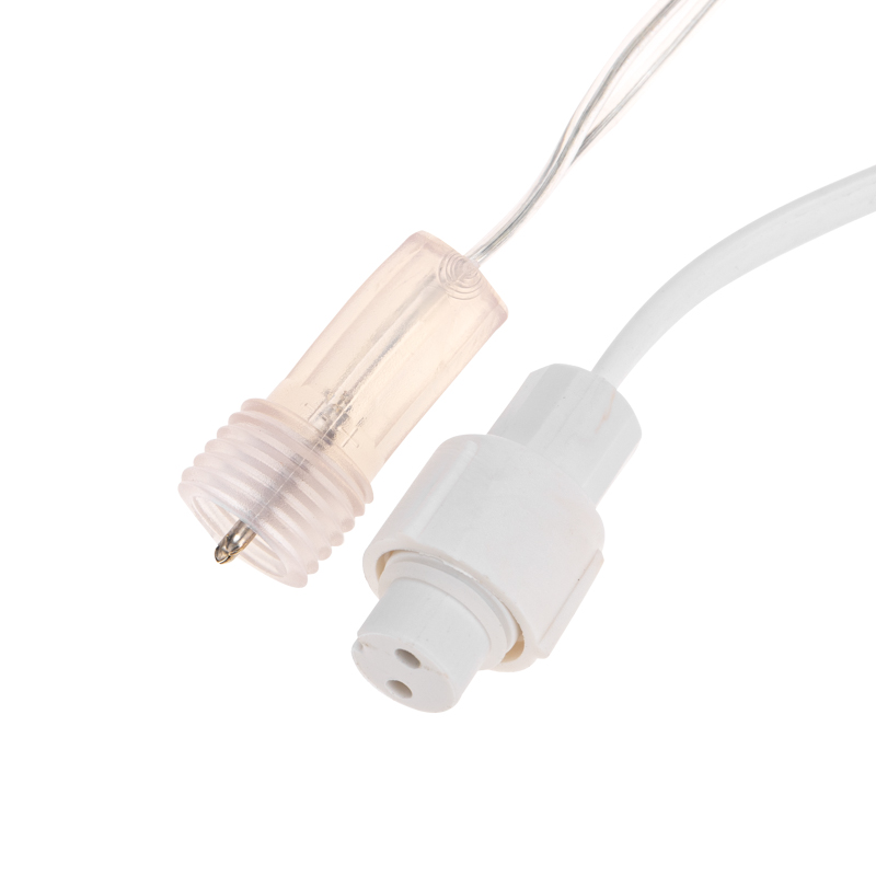 Качественная картинка Светодиодный занавес NEON-NIGHT 2х0,8м ТЕПЛЫЙ БЕЛЫЙ, прозрачный ПВХ, IP65, постоянное свечение, 230В