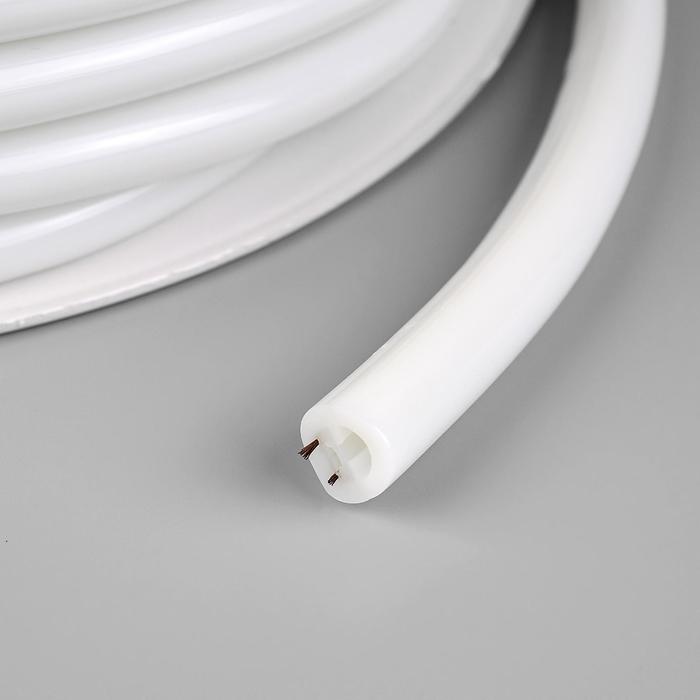 Качественная картинка Гибкий неон, 8х16 мм, 50 м, LED/м-120-SMD2835-220V, БЕЛЫЙ