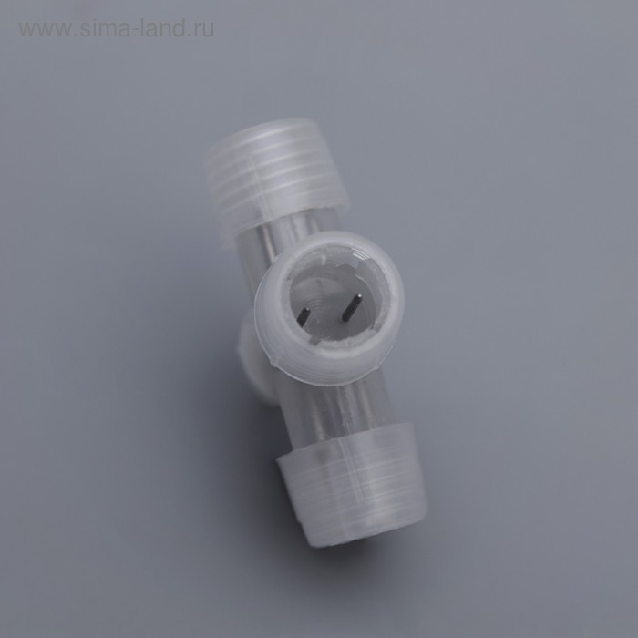 Качественная картинка Коннектор Luazon Lighting для дюралайта 13 мм, 2W, Х - образный 461020