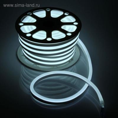 Гибкий неон Luazon Lighting 15 × 25 мм, IP67, 25 м, SMD2835, 120 LED/м, 220 В, свечение белое