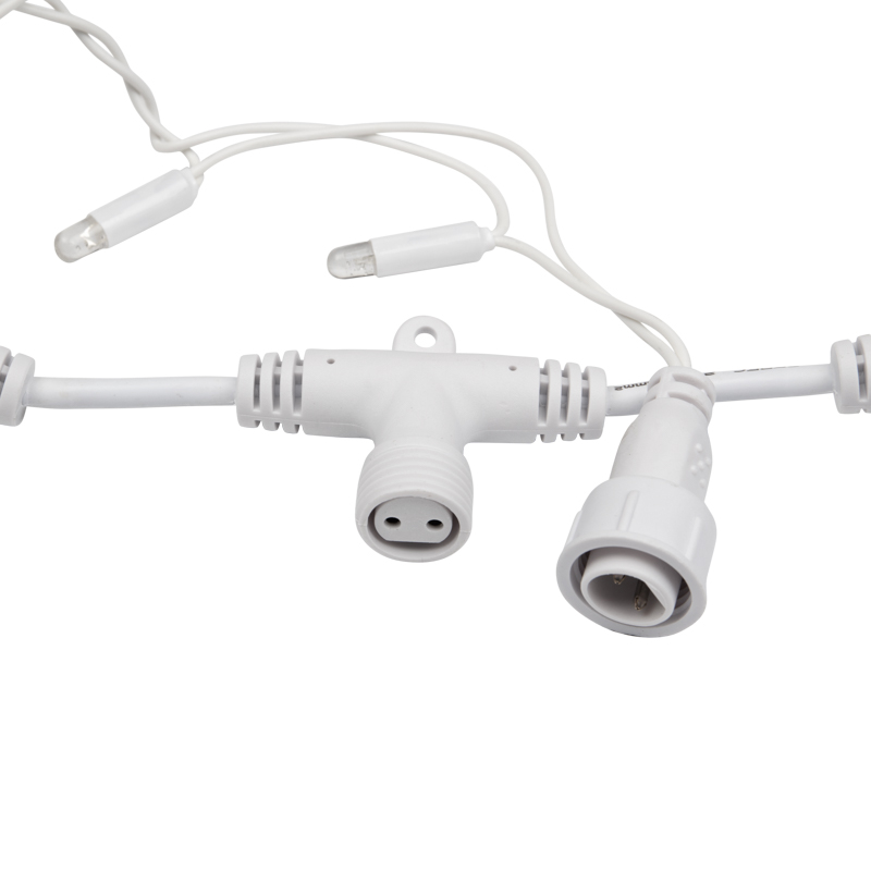 Качественная картинка Светодиодный занавес NEON-NIGHT 2х3м СИНИЙ, белый ПВХ, IP65, мерцание, 230В