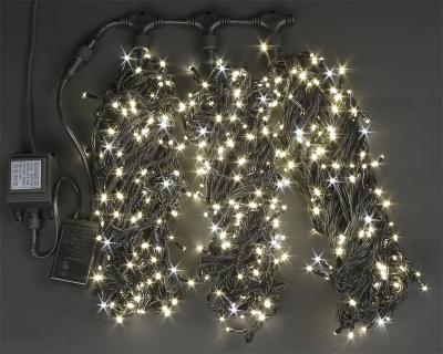 Нити 3 по 20 м, RichLed, 24 В, мерцание, цвет теплый белый