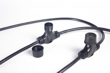 Качественная картинка Шина Teamprof, 2 pin, Т-коннектор, 50 м, 63 разъемов, чёрный