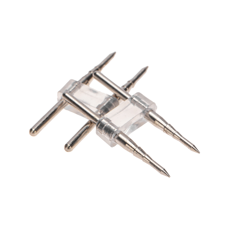 Качественная картинка L - коннектор для одностороннего Гибкого Неона 8х16мм (цена за 1 шт.)