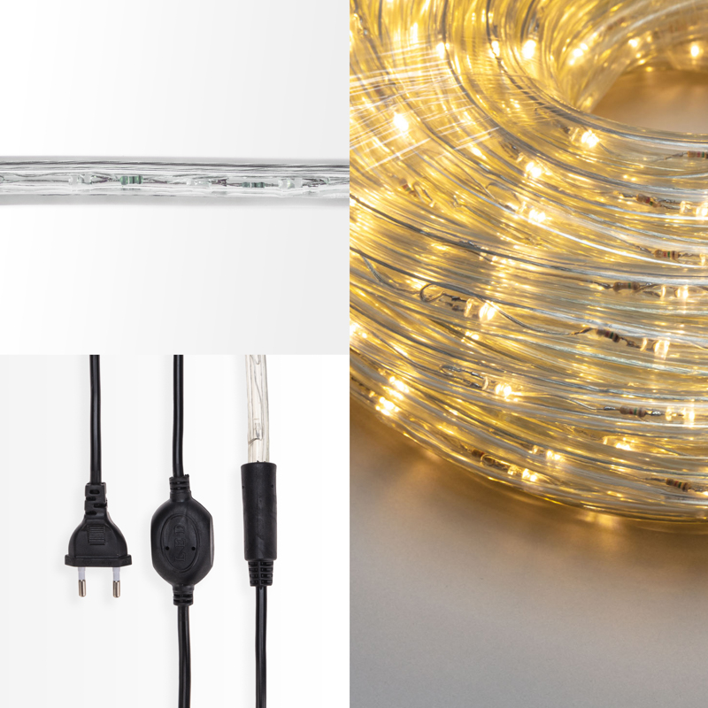 Качественная картинка Дюралайт NEON-NIGHT фиксинг (2W), 24 LED/м, теплый белый, 10 м