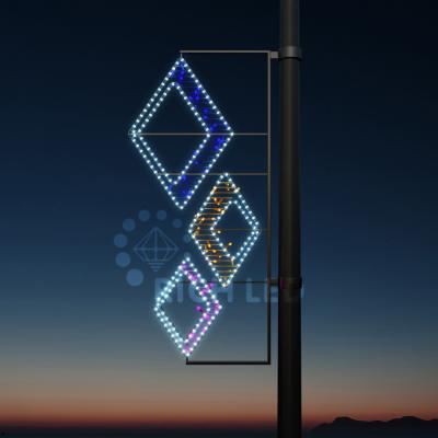 Светодиодная консоль Ромбы RichLed, 150х65, мульти (220) Светодиодная консоль Ромбы RichLed, 150х65, мульти (220)