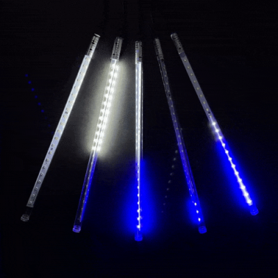 Комплект "Тающие сосульки" Laitcom, 24V, 5х0.3м, 160 Led, IP55, белый-синий