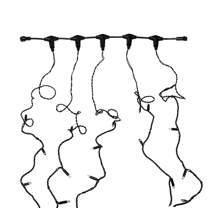 Качественная картинка Гирлянда NEON-NIGHT ClipLight 24V, 5 нитей по 20 метров, Белый