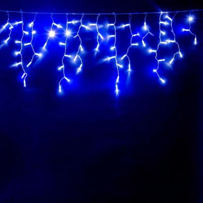 Светодиодная бахрома Laitcom с колп. 4,9x0,5м, прозр пров, 200 LED, IP65, мерц бел диода, синий Светодиодная бахрома Laitcom с колп. 4,9x0,5м, прозр пров, 200 LED, IP65, мерц бел диода, синий