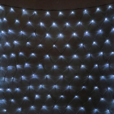 Светодиодная сеть Laitcom, 2x3м, 384 led, IP54, 24В, черн. пр.ПВХ, белый