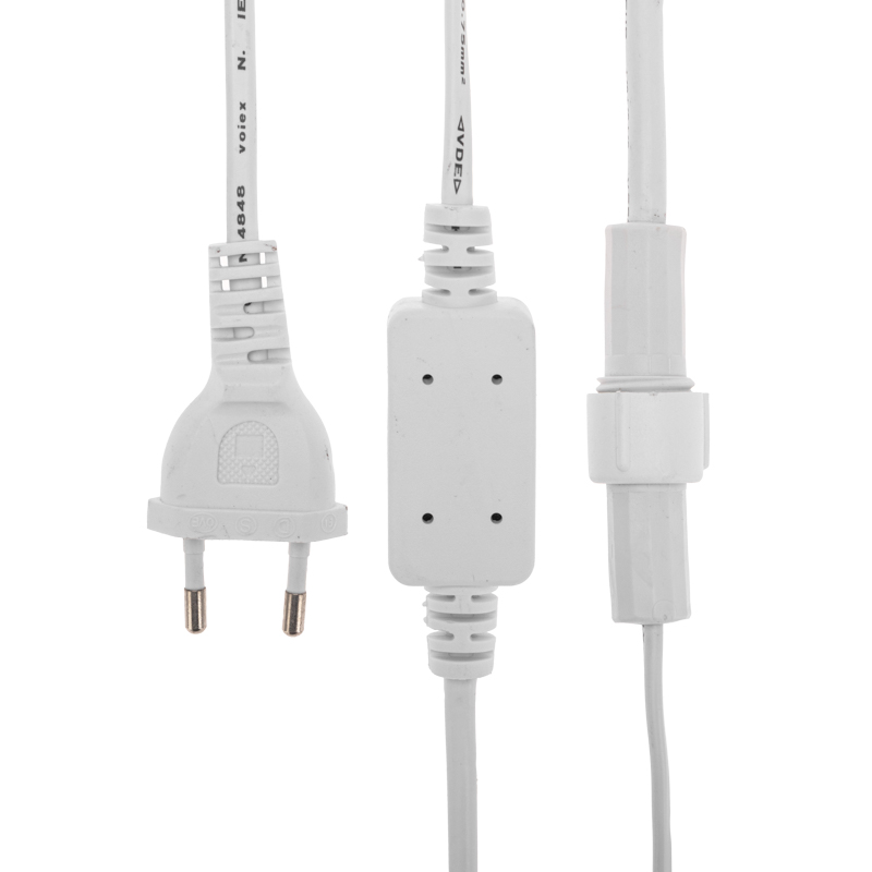 Качественная картинка Светодиодный занавес NEON-NIGHT 2х1,5м СИНИЙ, белый ПВХ, IP65, постоянное свечение, 230В