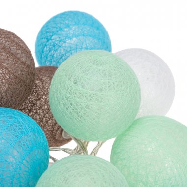 Качественная картинка Тайские фонарики Пудра Neon-Night 3,5м, проз.ПВХ, IP20, 10LED, т.белый, батарейки 2*АА (нет)