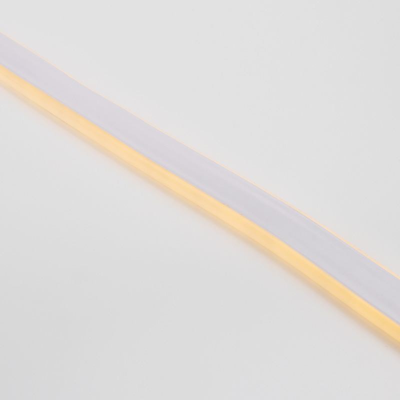 Качественная картинка Гибкий неон NEON-NIGHT 8х16мм двухсторонний 120 LED/м ТЕПЛЫЙ БЕЛЫЙ 24В бухта 50м