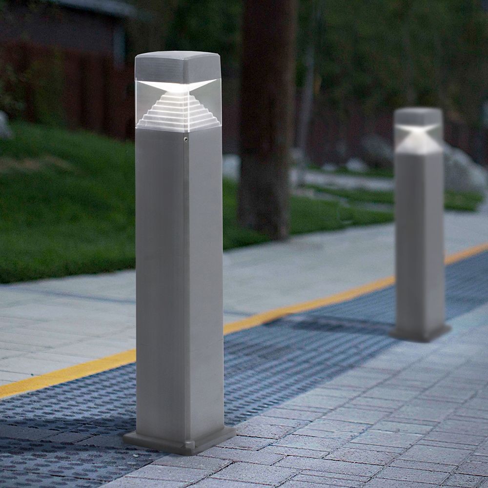 Качественная картинка Светильник стационарный Feron для наруж.освещ., 3W 230V GX53 серый, DS1.564.000.LXG1K серии ESTER