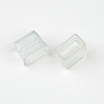 Изолирующий зажим (заглушка) для светодиодных лент UNIEL ULS-N21 NEON 220В, 8x16мм, прозрачный