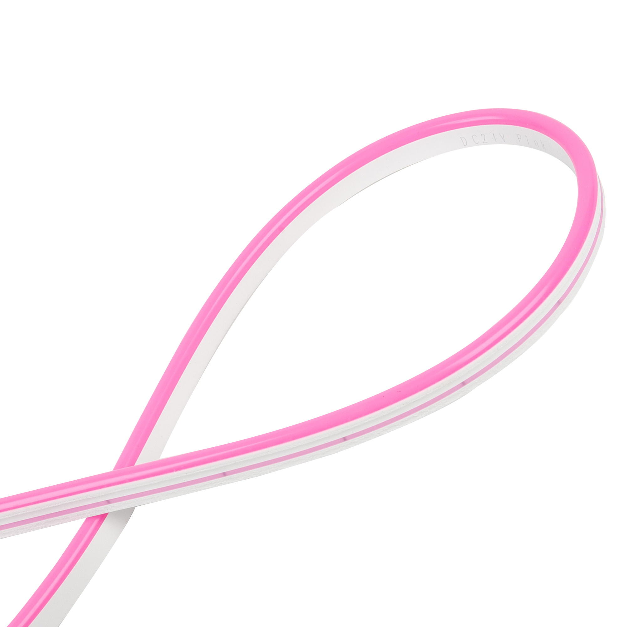 Качественная картинка Неон UNIEL ULS-N11 Розовый, 8х16 мм, 24В, 15м