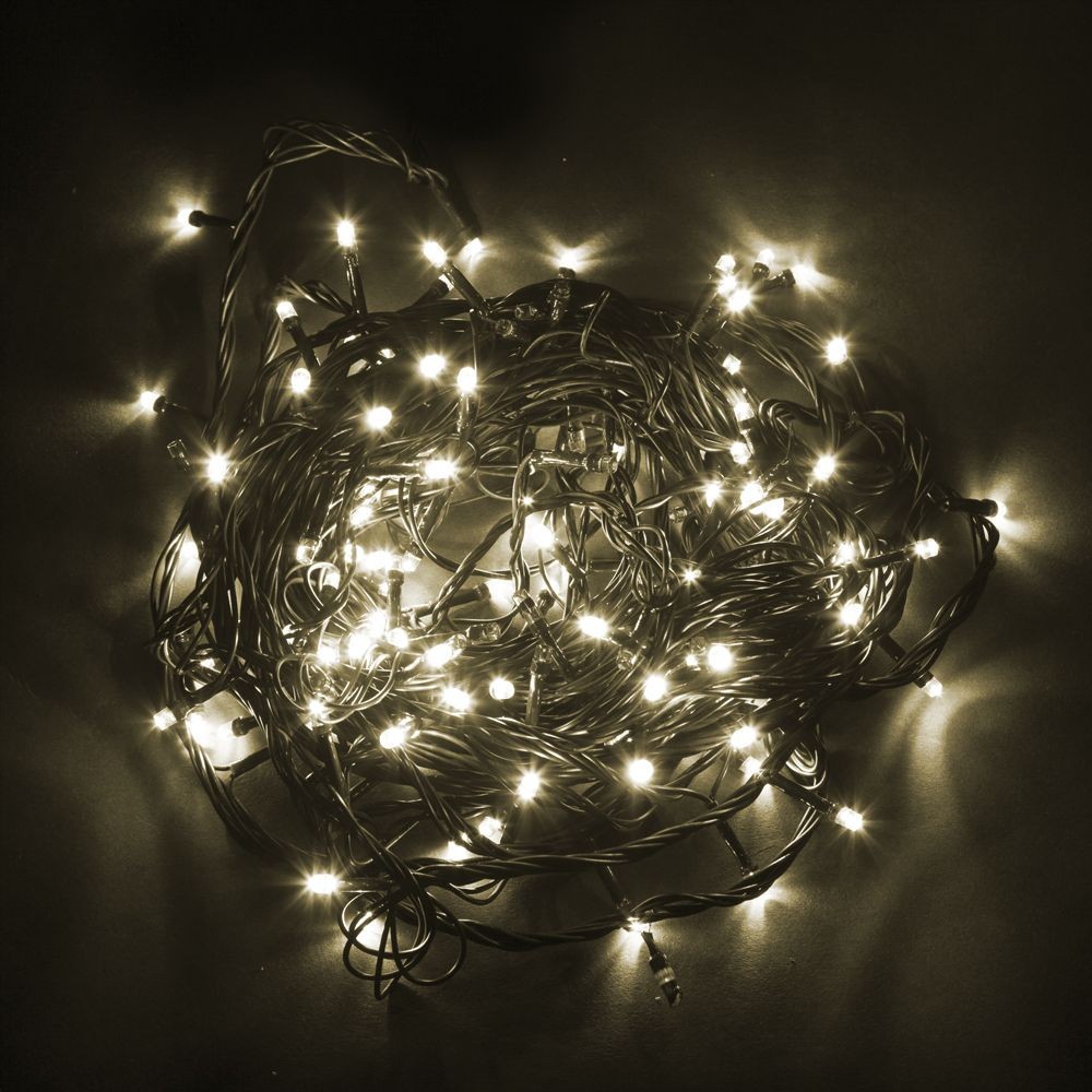 Качественная картинка Светодиодная гирлянда Feron CL93, 230V 750 LED 15*5м, 2700К, IP44, шнур 6м.