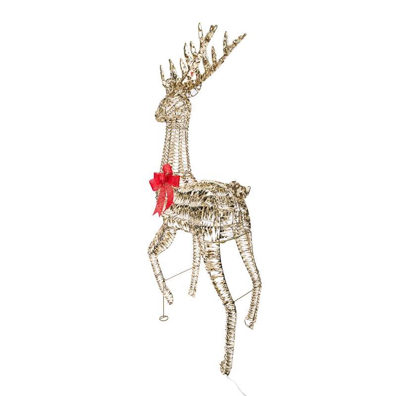 Качественная картинка Светодиодная фигура Олень 180см, цвет свечения теплый белый, IP44 NEON-NIGHT