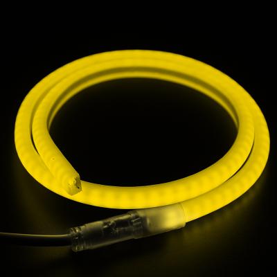 Гибкий неон NEON-NIGHT 12х12мм форма D 120 LED/м ЖЕЛТЫЙ 230В бухта 100м