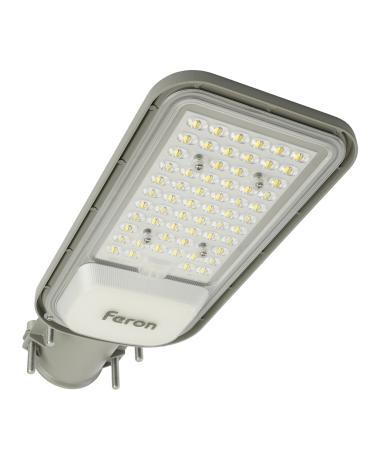 Качественная картинка Уличный светодиодный светильник Feron 50W 5000K AC230V/ 50Hz цвет серый (IP65), SP3040