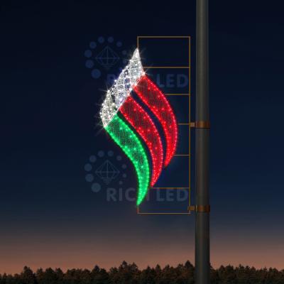 Светодиодная консоль RichLed на металлокаркасе, зеленый, белый, красный