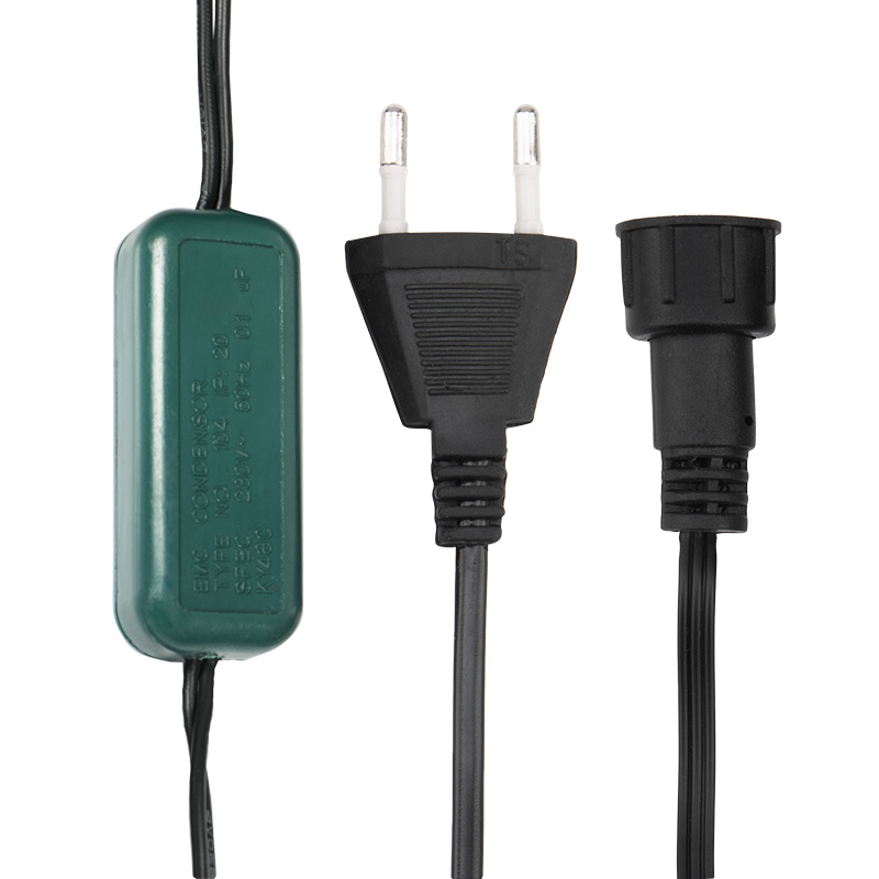 Качественная картинка Гирлянда еловая 2,7м, диаметр 26см, теплое белое свечение 80 LED с эффектом мерцания NEON-NIGHT