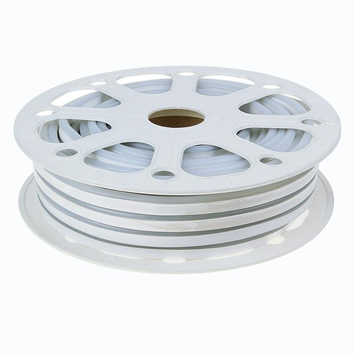 Качественная картинка Гибкий неон Luazon Lighting 8 × 16 мм, IP67, 25 м, SMD5050, 80 LED/м, 220 В, свечение RGB