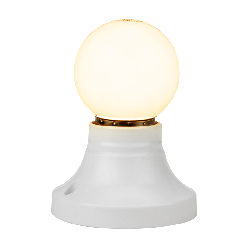 Качественная картинка Лампа светодиодная, диаметр 45мм, E27, 5 LED, 2Вт, ТЕПЛЫЙ БЕЛЫЙ, 230В NEON-NIGHT