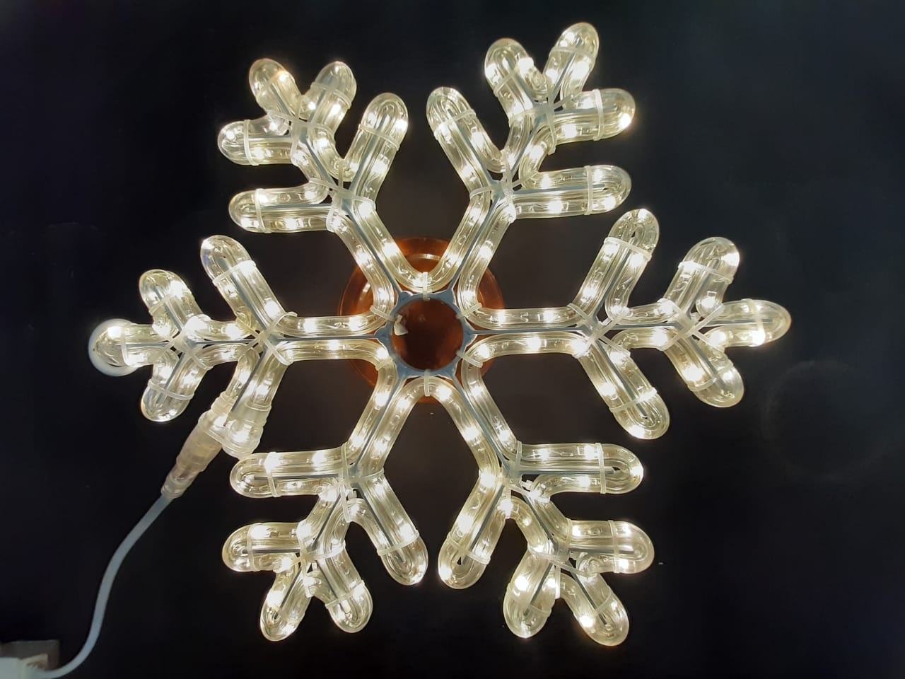 Качественная картинка Снежинка Rich LED ПРЕМИУМ, 40 см, тепло-белая, RL-SFDL40-WW*